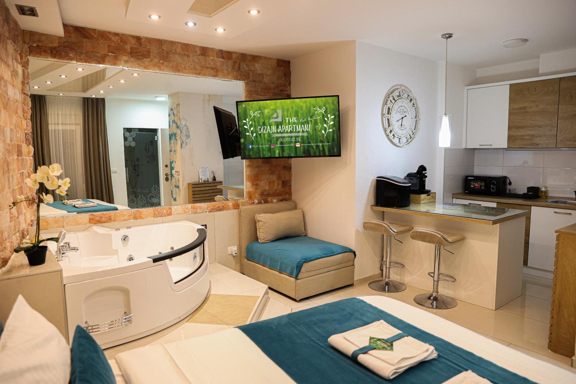 Design Apartment Premium Spa Lux 4 Star "Dubai" Completely Private Wellness & Spa Free Included Sauna & Jacuzzi & Salt Wall & Fire Place & 3D Ceilings & Business Wifi & Netflix & Keyless Code Entry & Full Smart App & Secure 2 Parking Place Ćuprija المظهر الخارجي الصورة